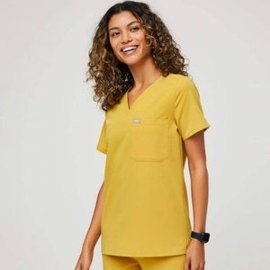 Figs Light Gold Catarina Top